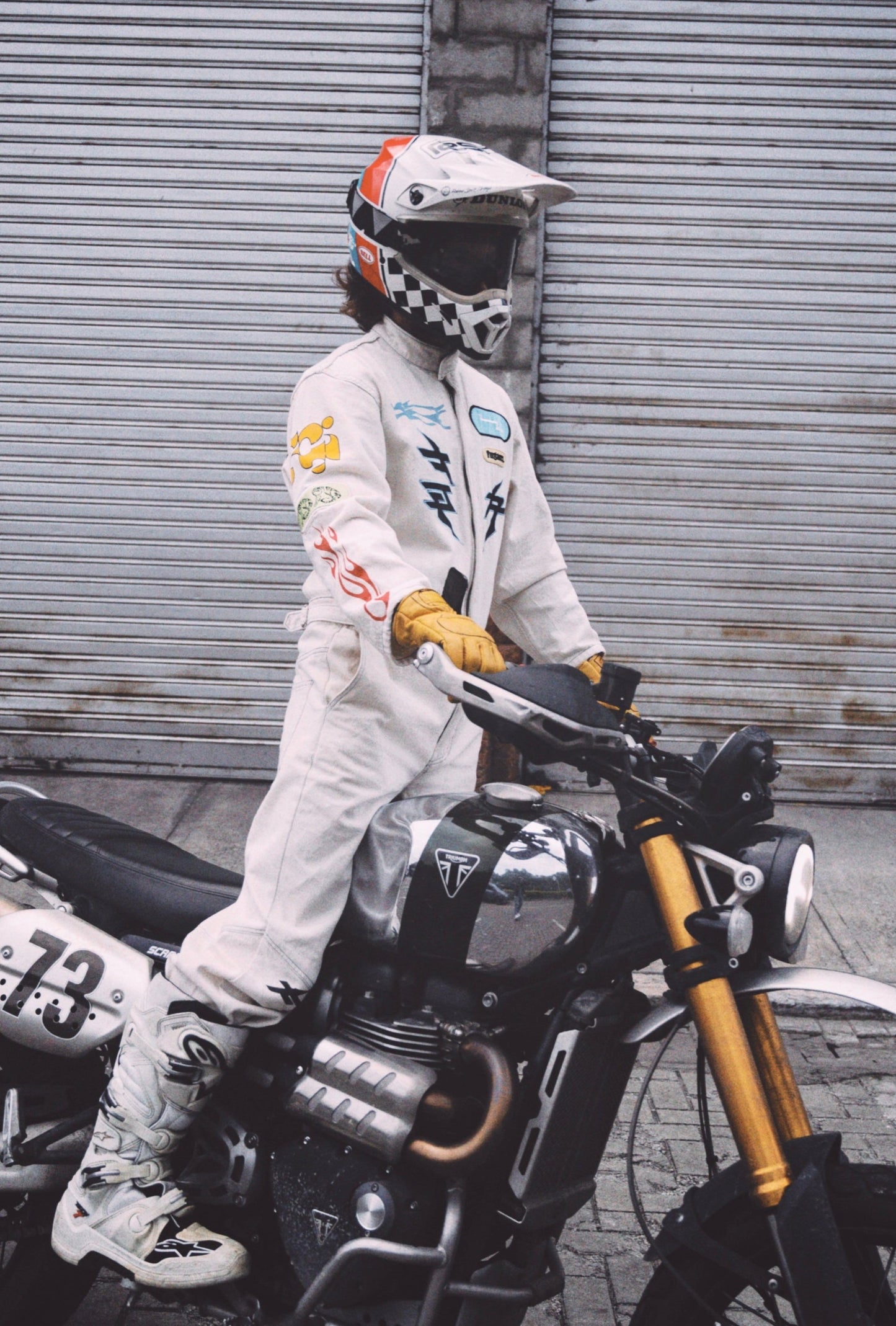 Motorish Coverall Hombre