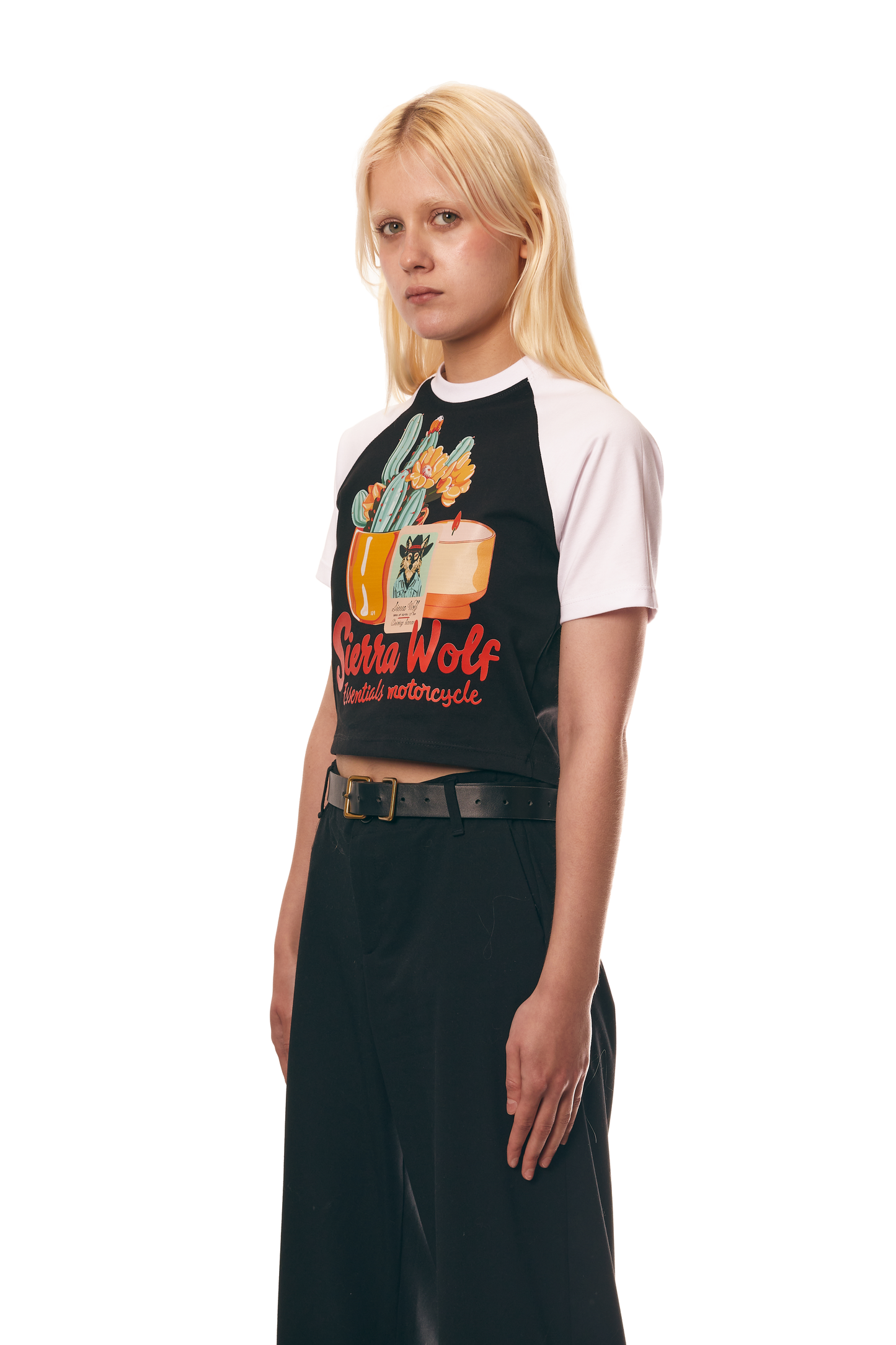 Licencia Baby T-shirt raglan - Negra