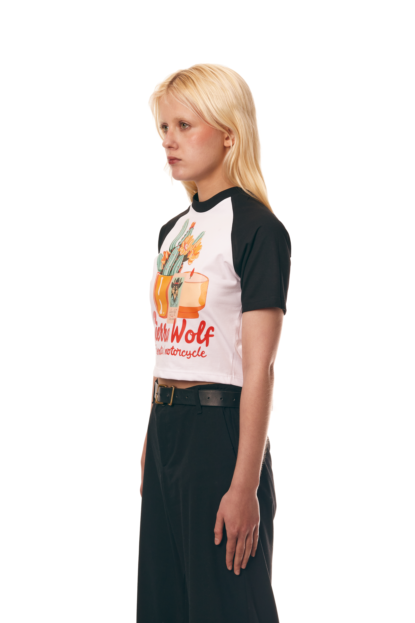 Licencia Baby T-shirt raglan - Blanca