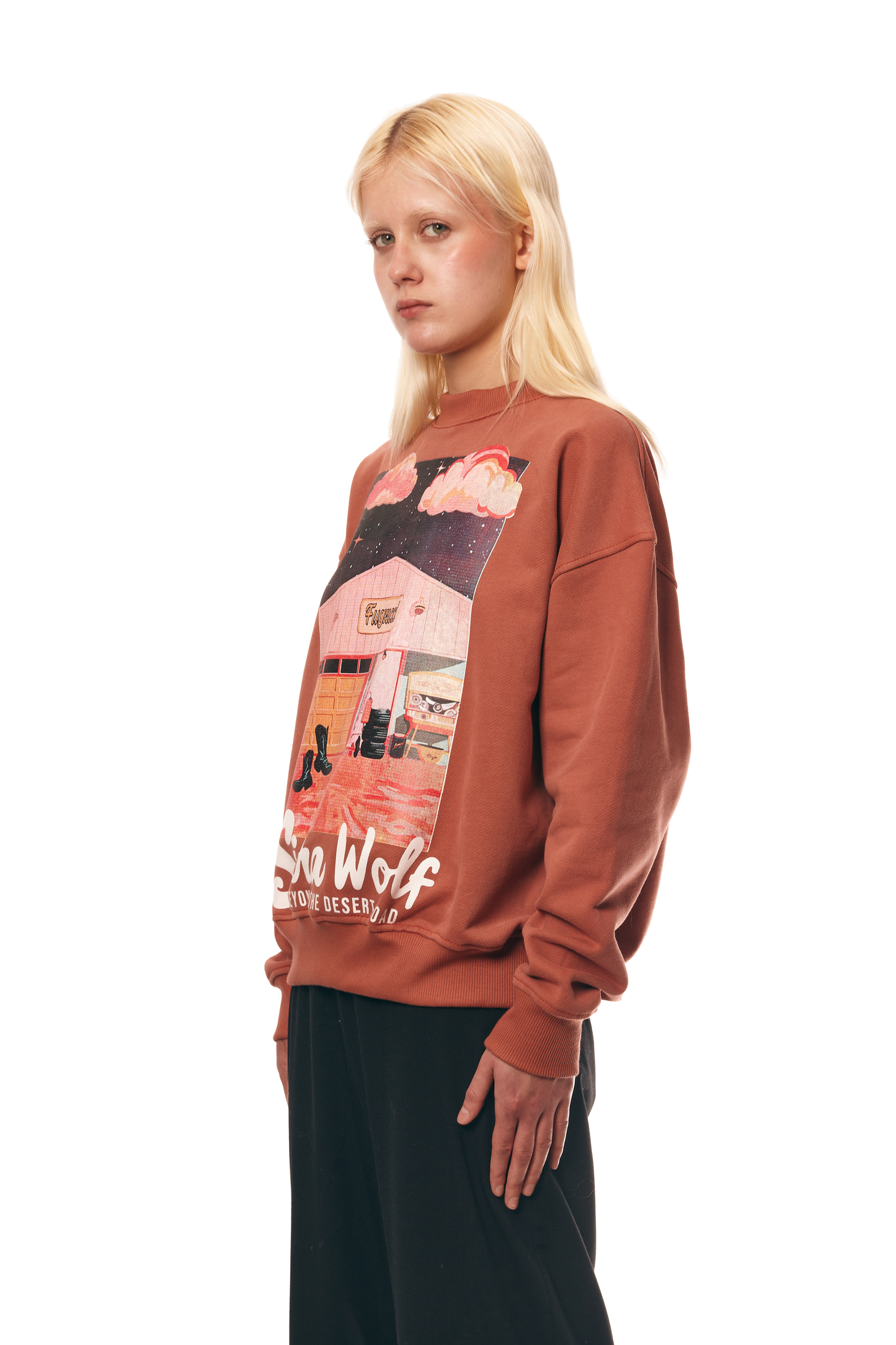 Garage Sweatshirt - Terracota