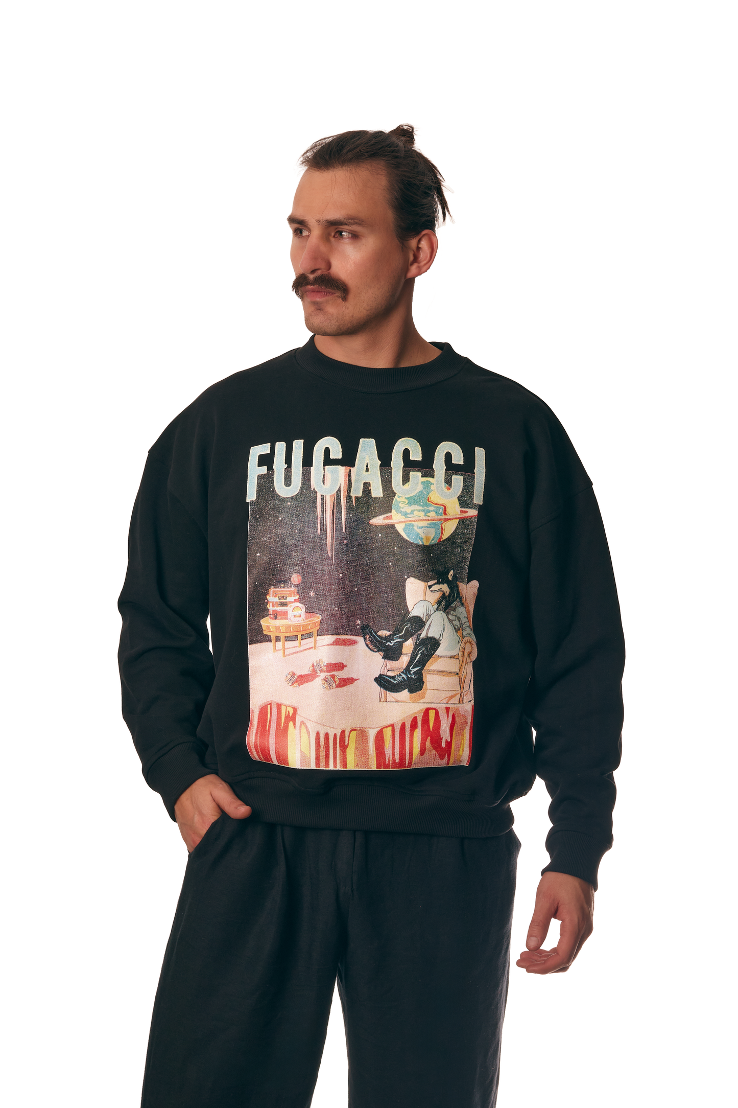Sierra Wolf Sweatshirt - Black