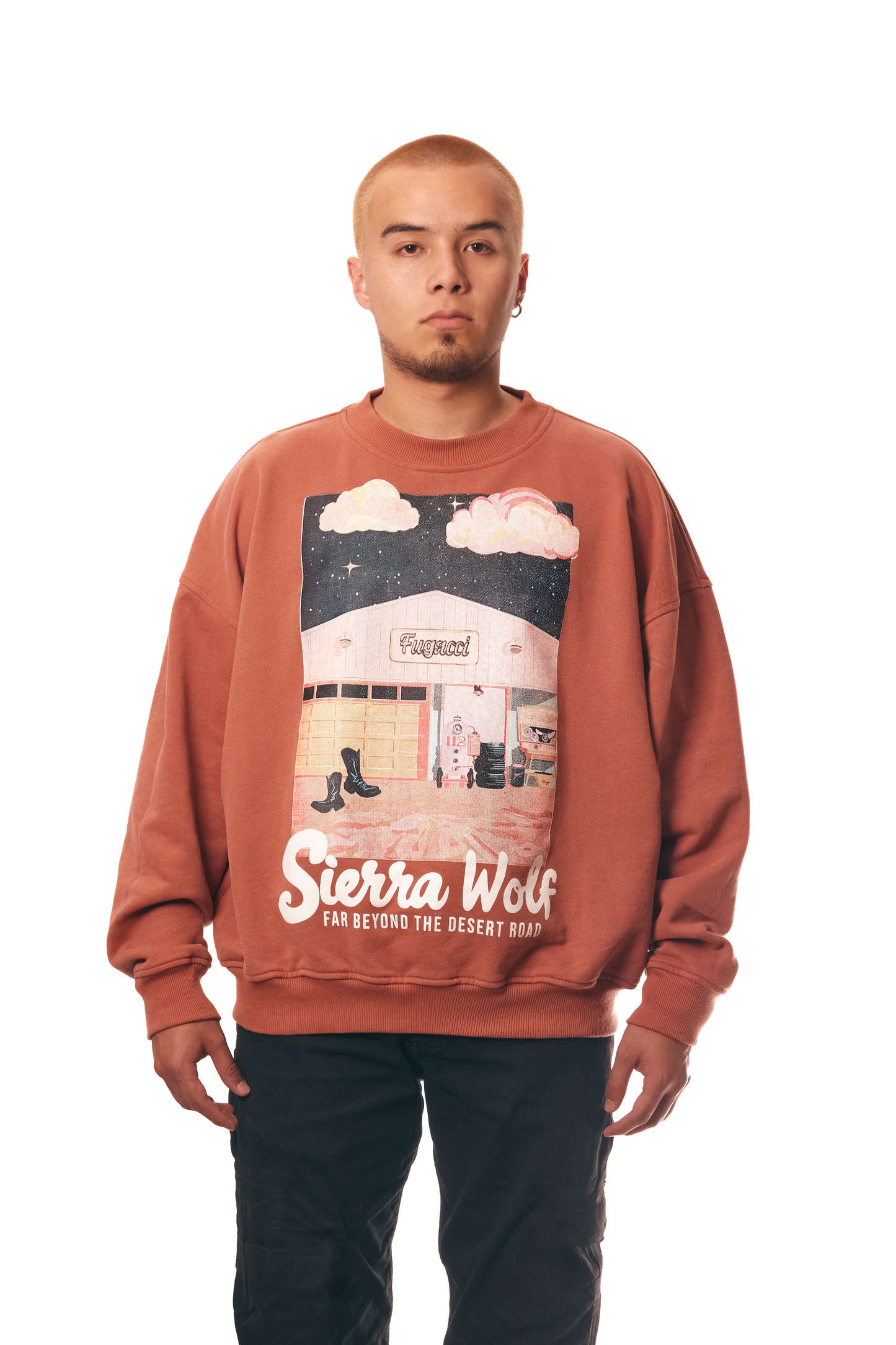 Garage Sweatshirt - Terracota