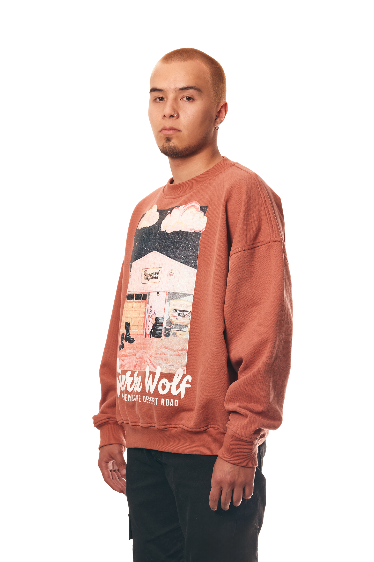 Garage Sweatshirt - Terracota