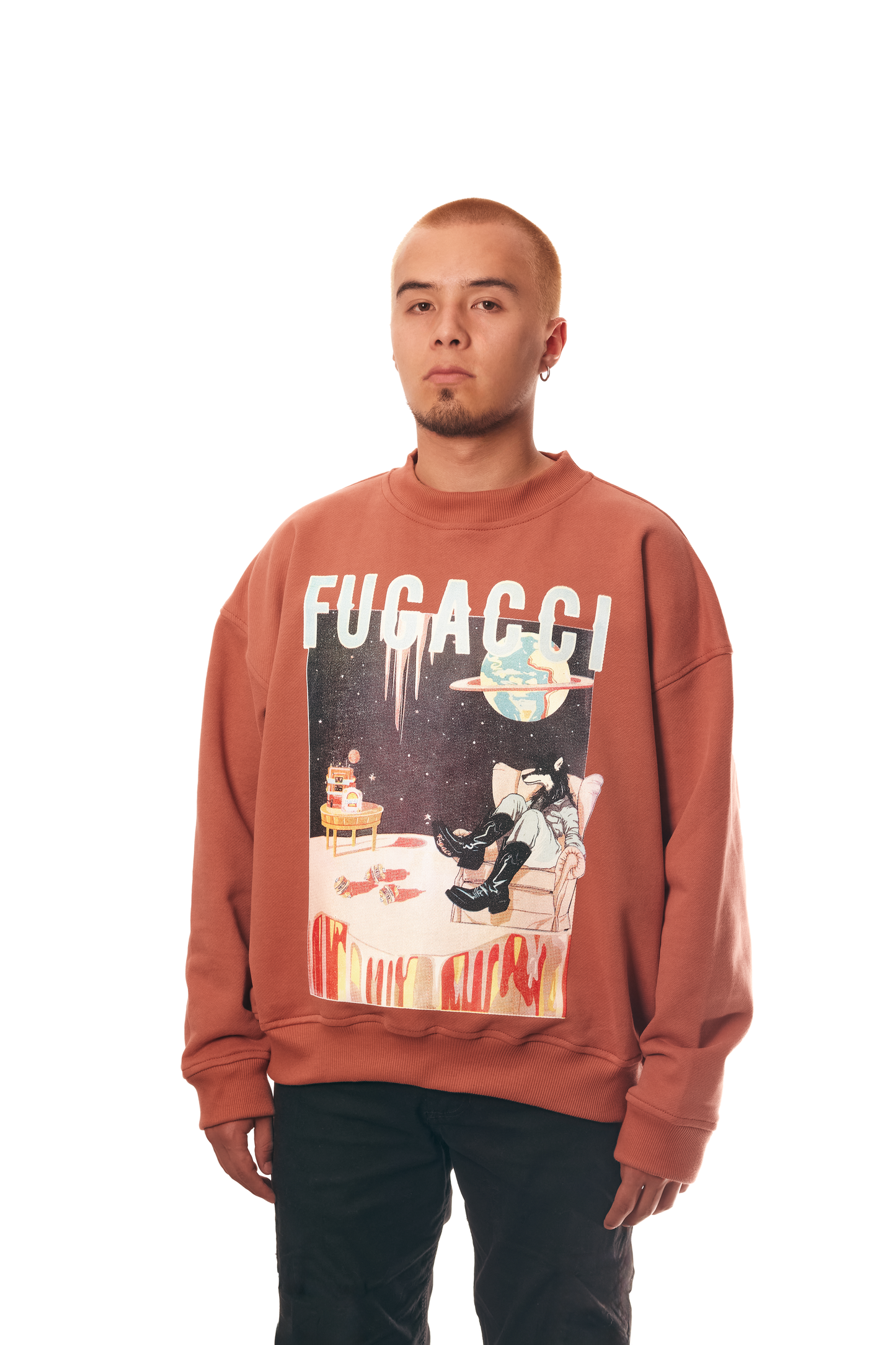 Sierra Wolf Sweatshirt - Terracota