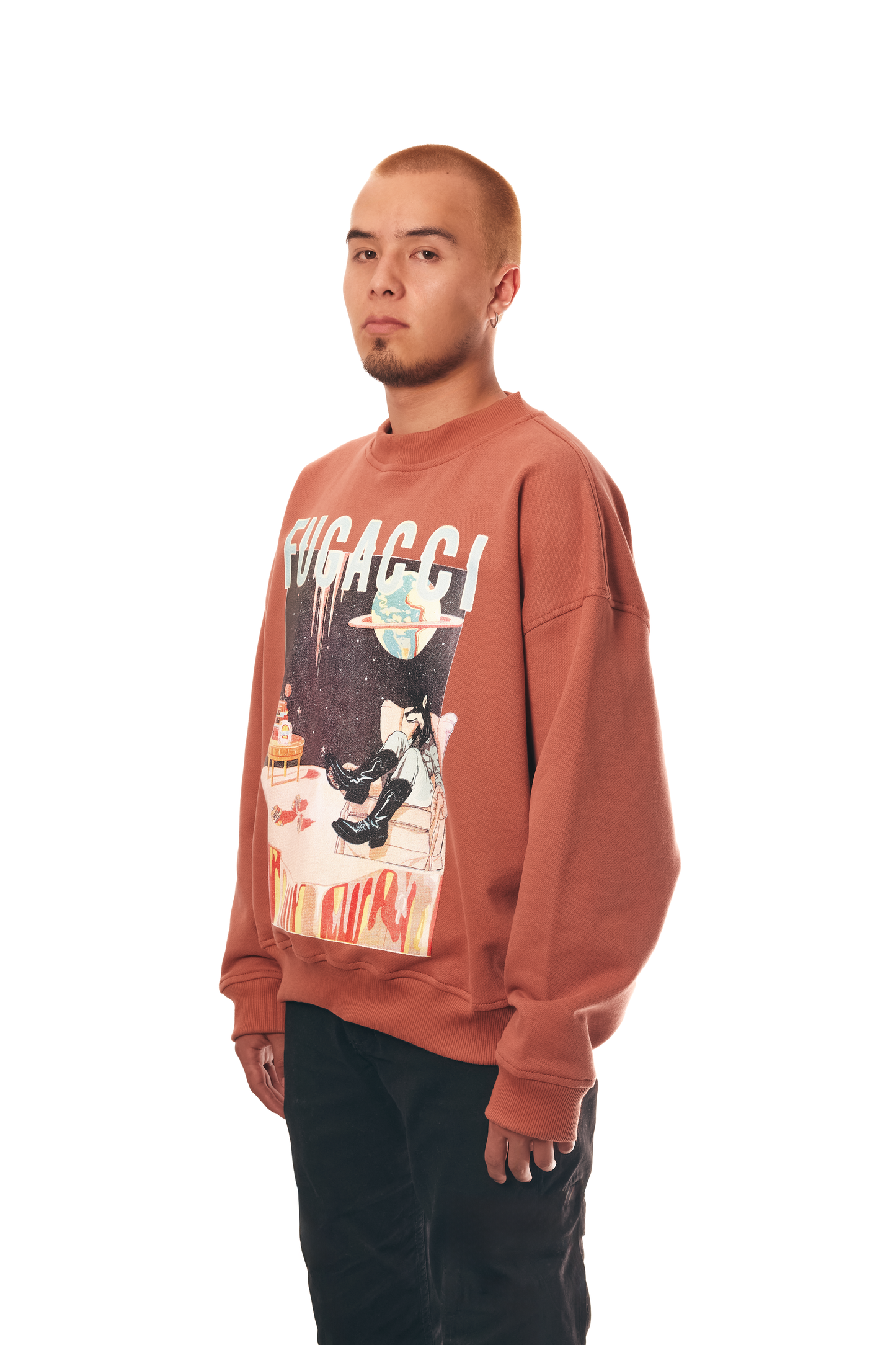 Sierra Wolf Sweatshirt - Terracota