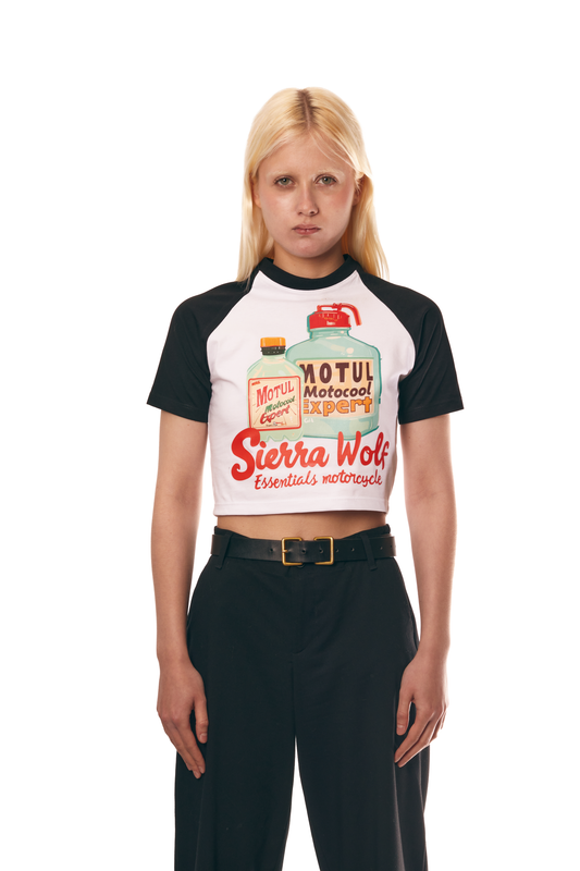 Motul Baby T-shirt raglan - Blanca