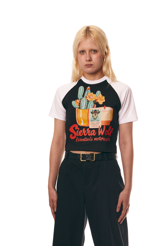 Licencia Baby T-shirt raglan - Negra