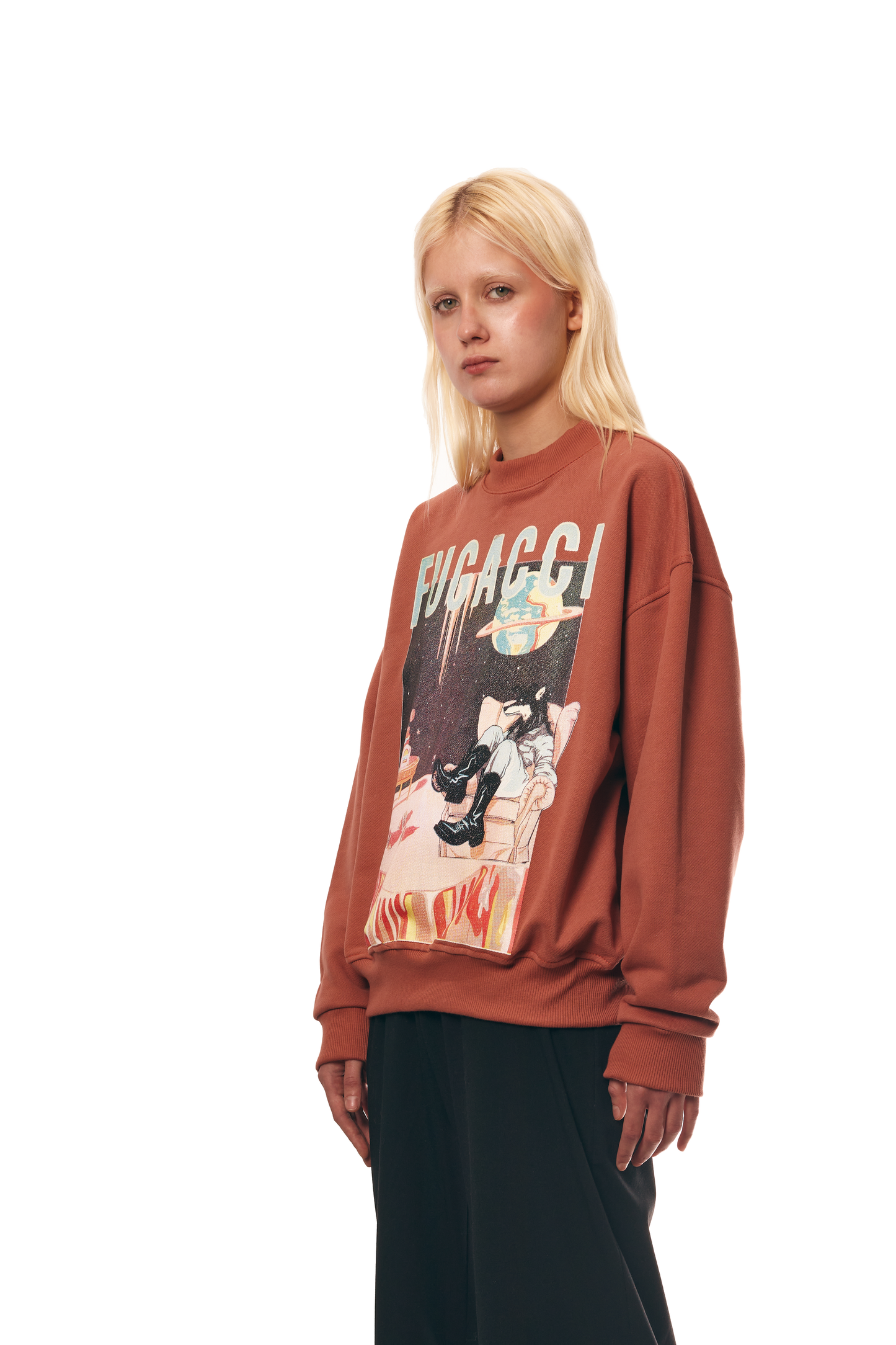 Sierra Wolf Sweatshirt - Terracota